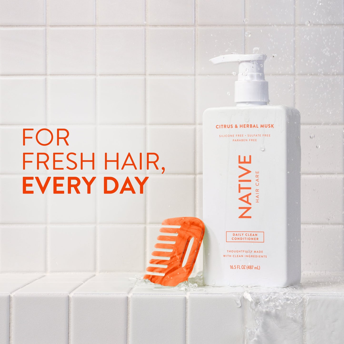Daily Clean Conditioner Citrus and Herbal Musk 16.5oz Classic Personal Care
