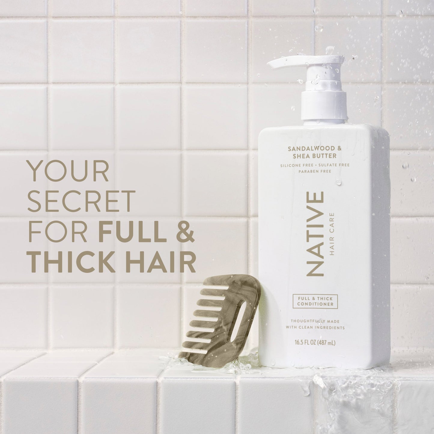 Full and Thick Conditioner Sandalwood and Shea Butter 16.5oz Classic Personal Care