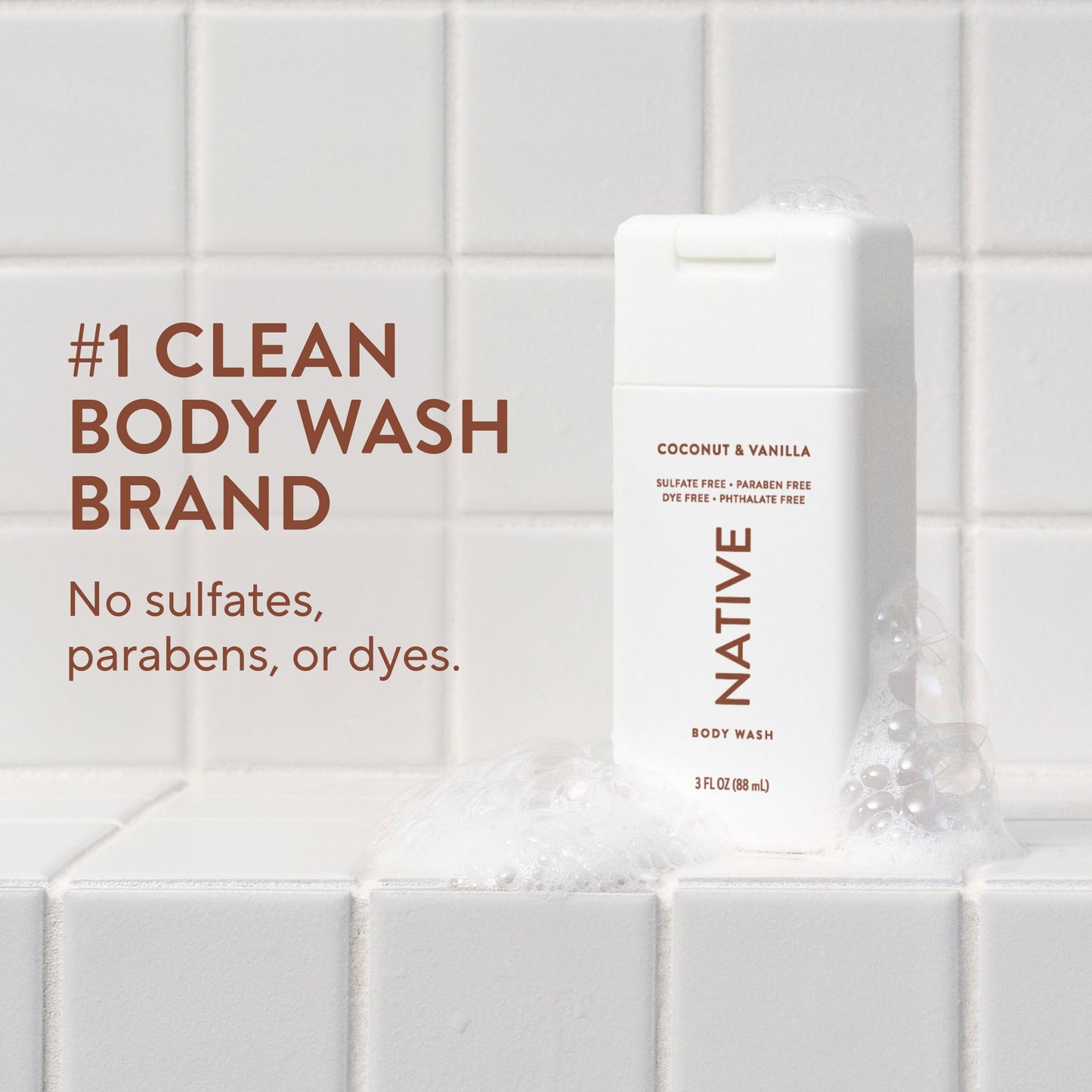 Mini Body Wash Coconut and Vanilla 3oz Classic Personal Care