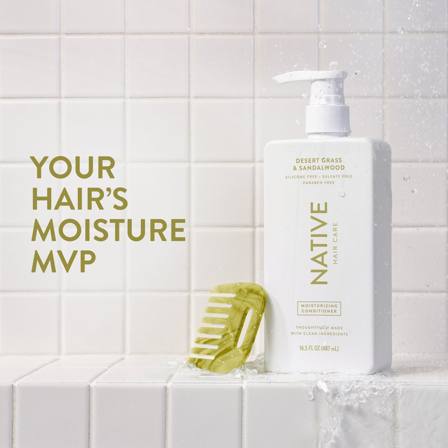 Moisturizing Conditioner Desert Grass and Sandalwood 16.5oz Classic Personal Care