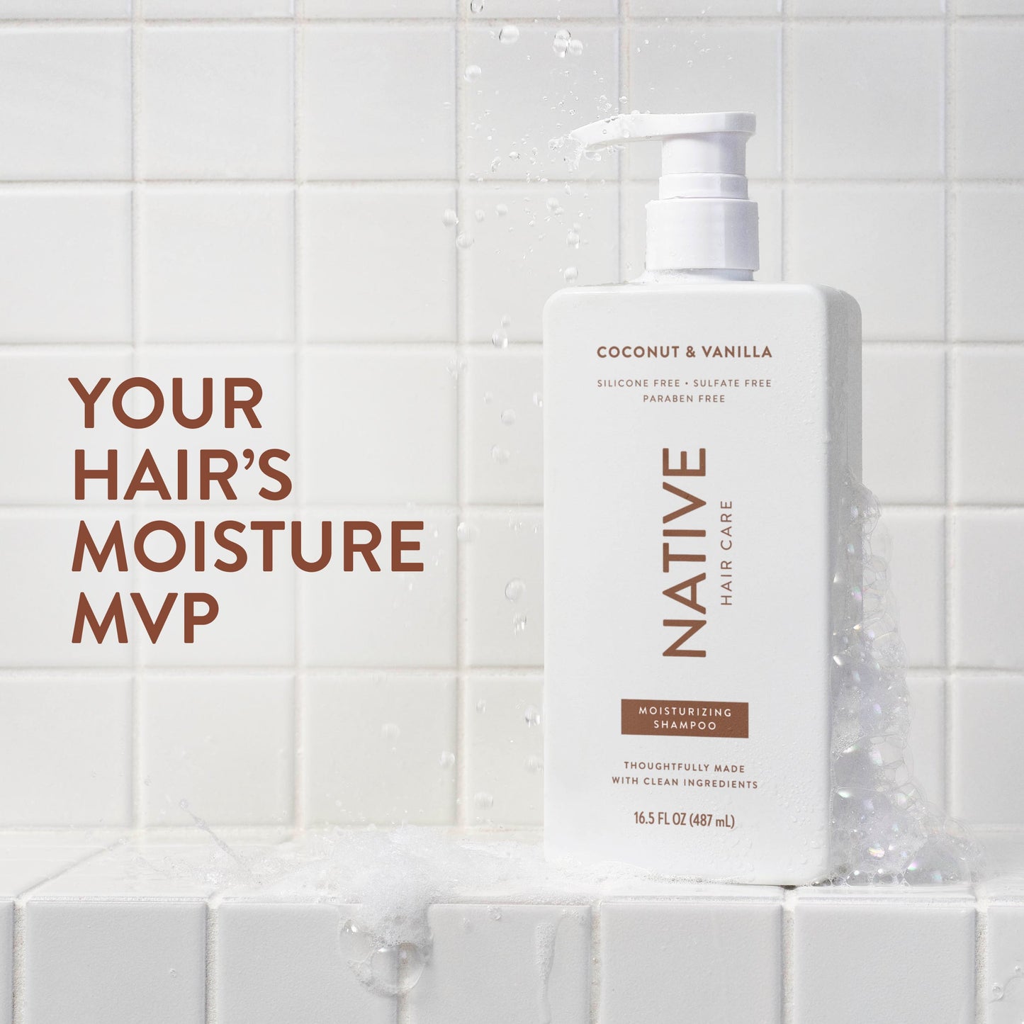 Moisturizing Shampoo Coconut and Vanilla 16.5oz Classic Personal Care