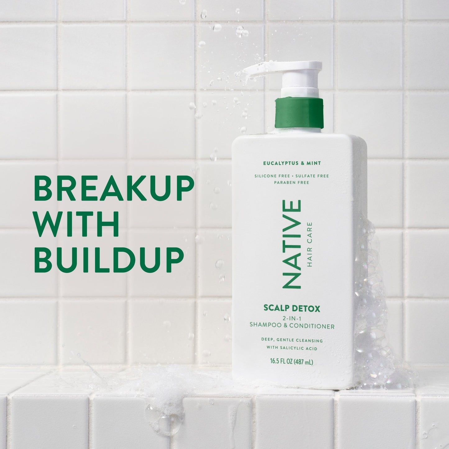 Scalp Clarifying 2 in 1 Shampoo and Conditioner Eucalyptus and Mint 16.5oz Classic Personal Care