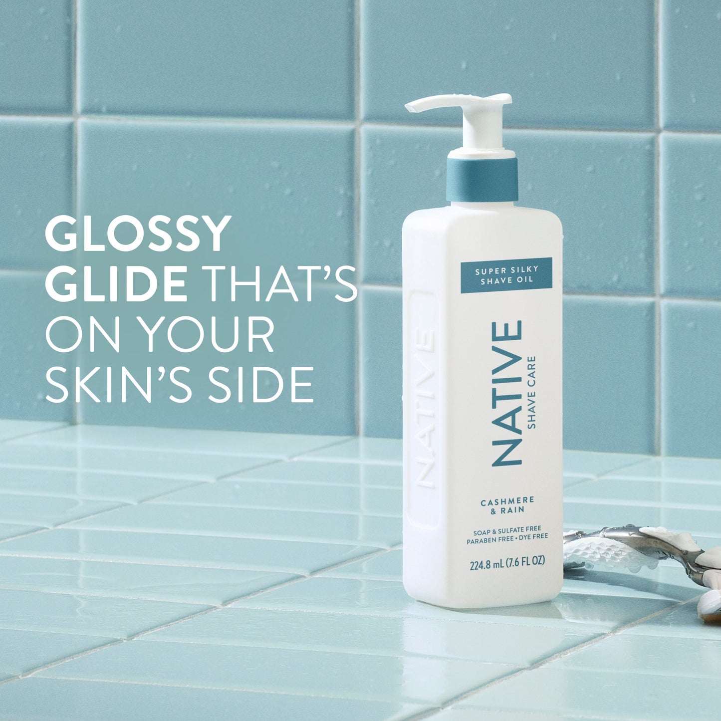 Silky Smooth Shave Oil Cashmere and Rain 7.6oz Classic Personal Care