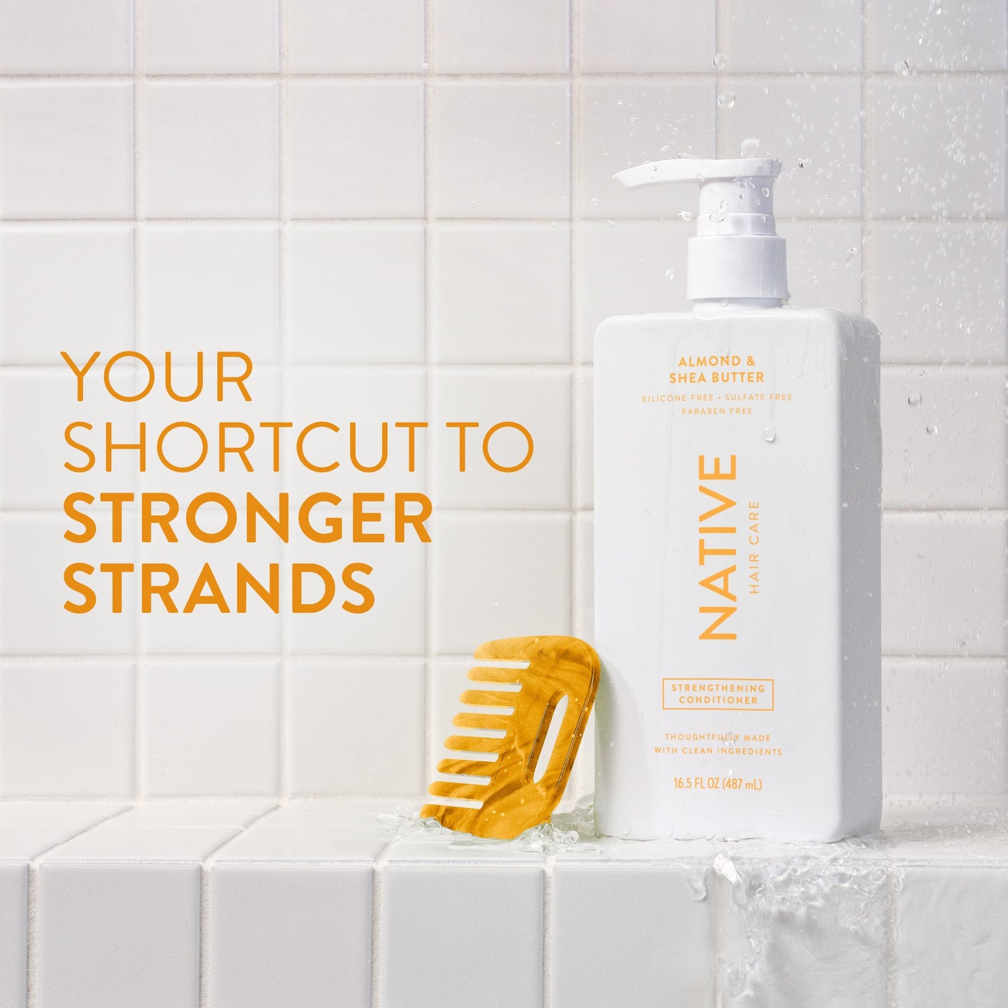Strengthening Conditioner Almond and Shea Butter 16.5oz Classic Personal Care