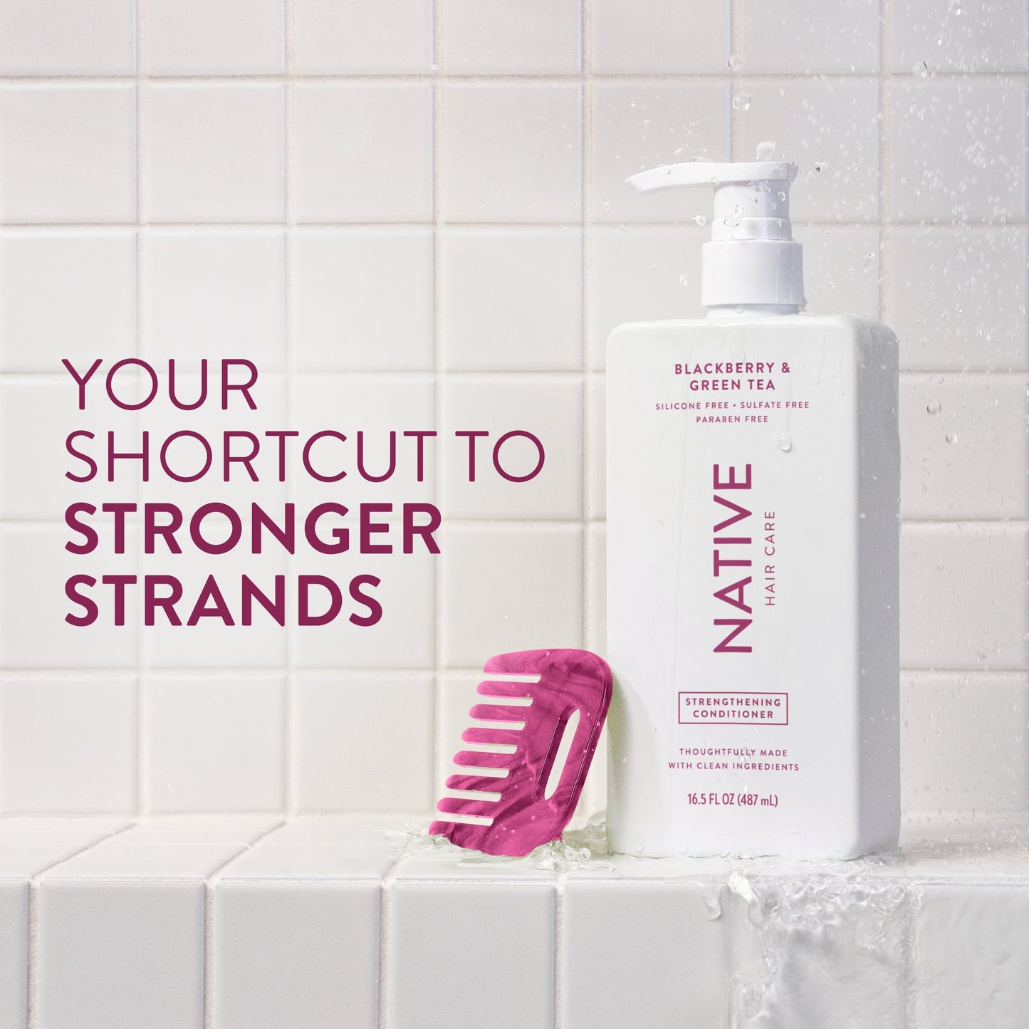 Strengthening Conditioner Blackberry and Green Tea 16.5oz Classic Personal Care