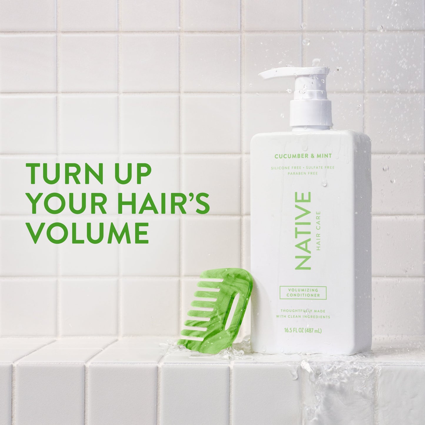 Volumizing Conditioner Cucumber and Mint 16.5oz Classic Personal Care