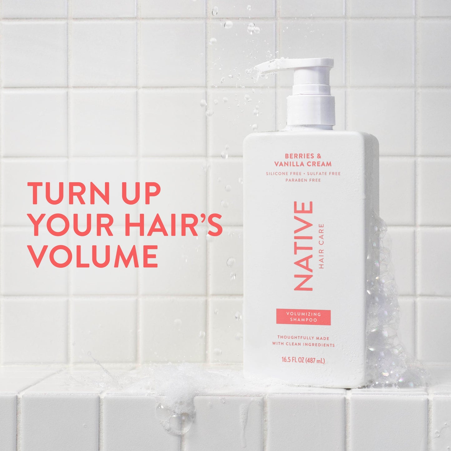 Volumizing Shampoo Berries and Vanilla Cream 16.5oz Classic Personal Care