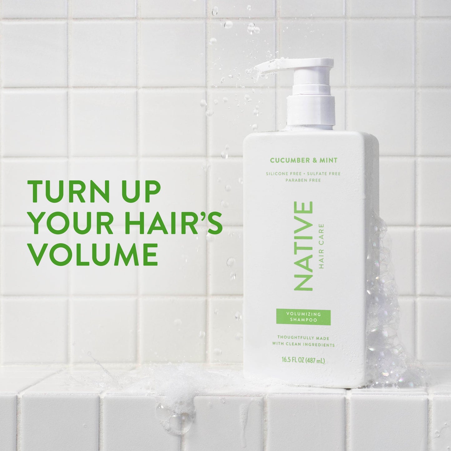 Volumizing Shampoo Cucumber and Mint 16.5oz Classic Personal Care