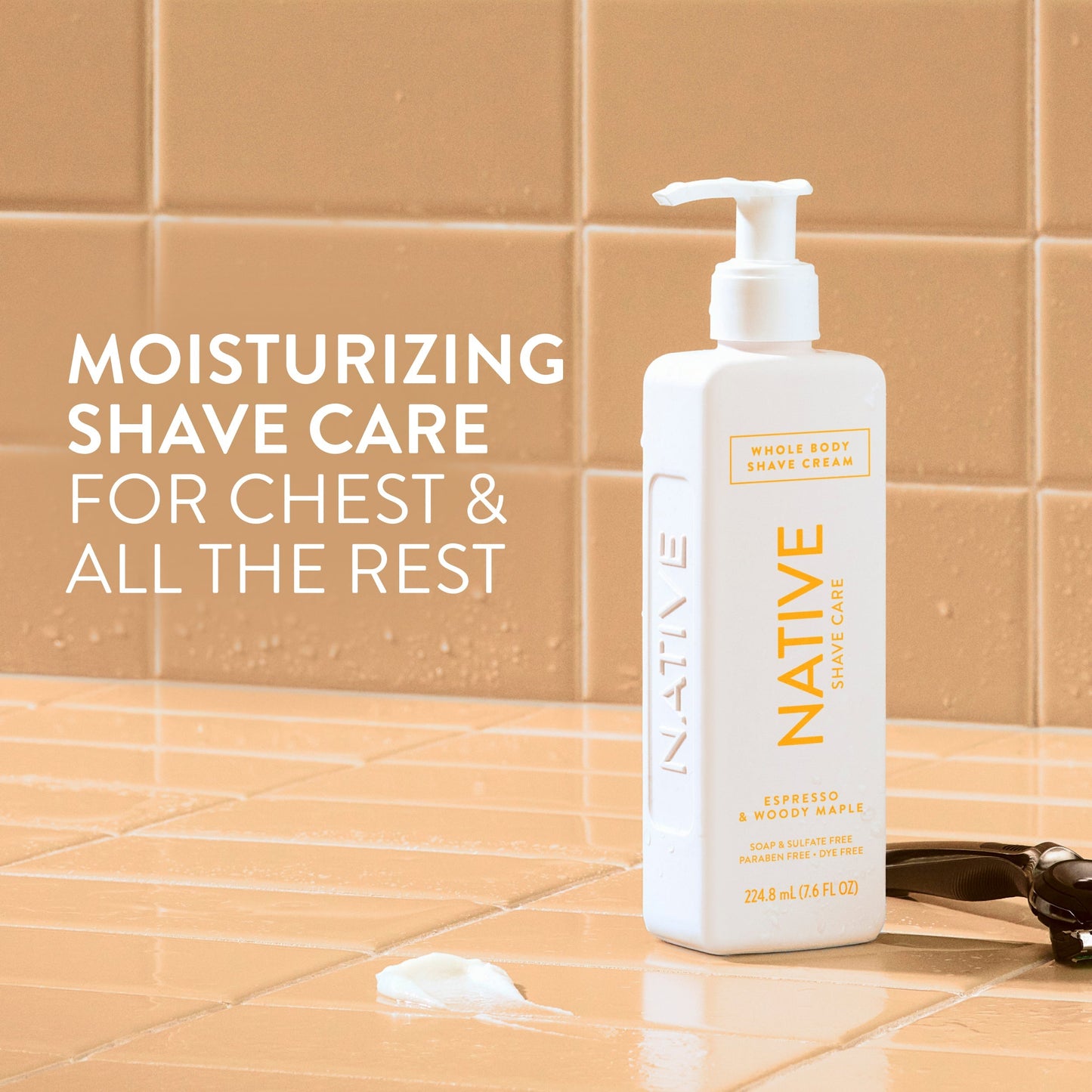 Whole Body Shave Cream Espresso and Woody Maple 7.6oz Classic Personal Care