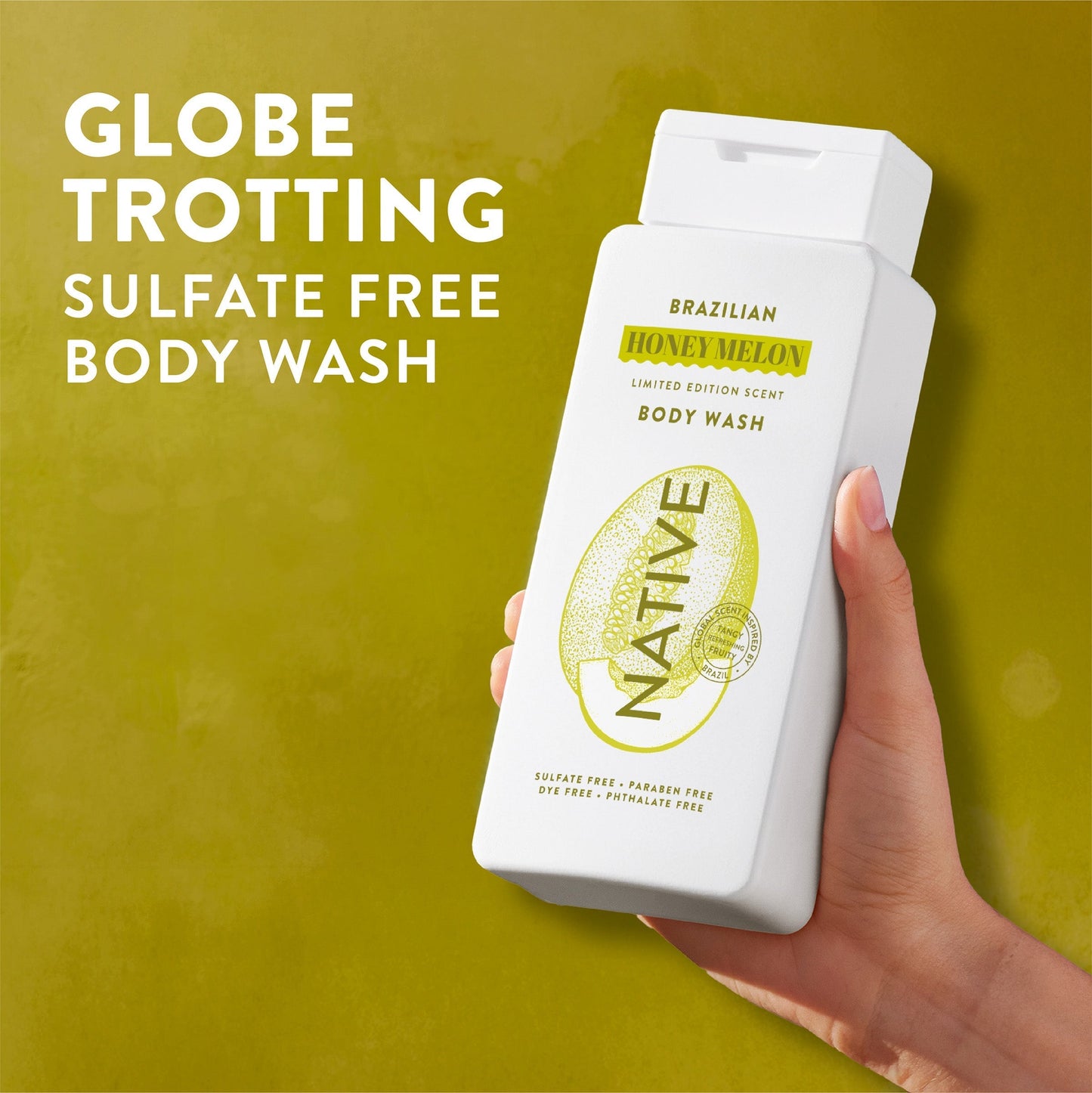 Body Wash Brazilian Honey Melon 18oz Limited Edition Personal Care