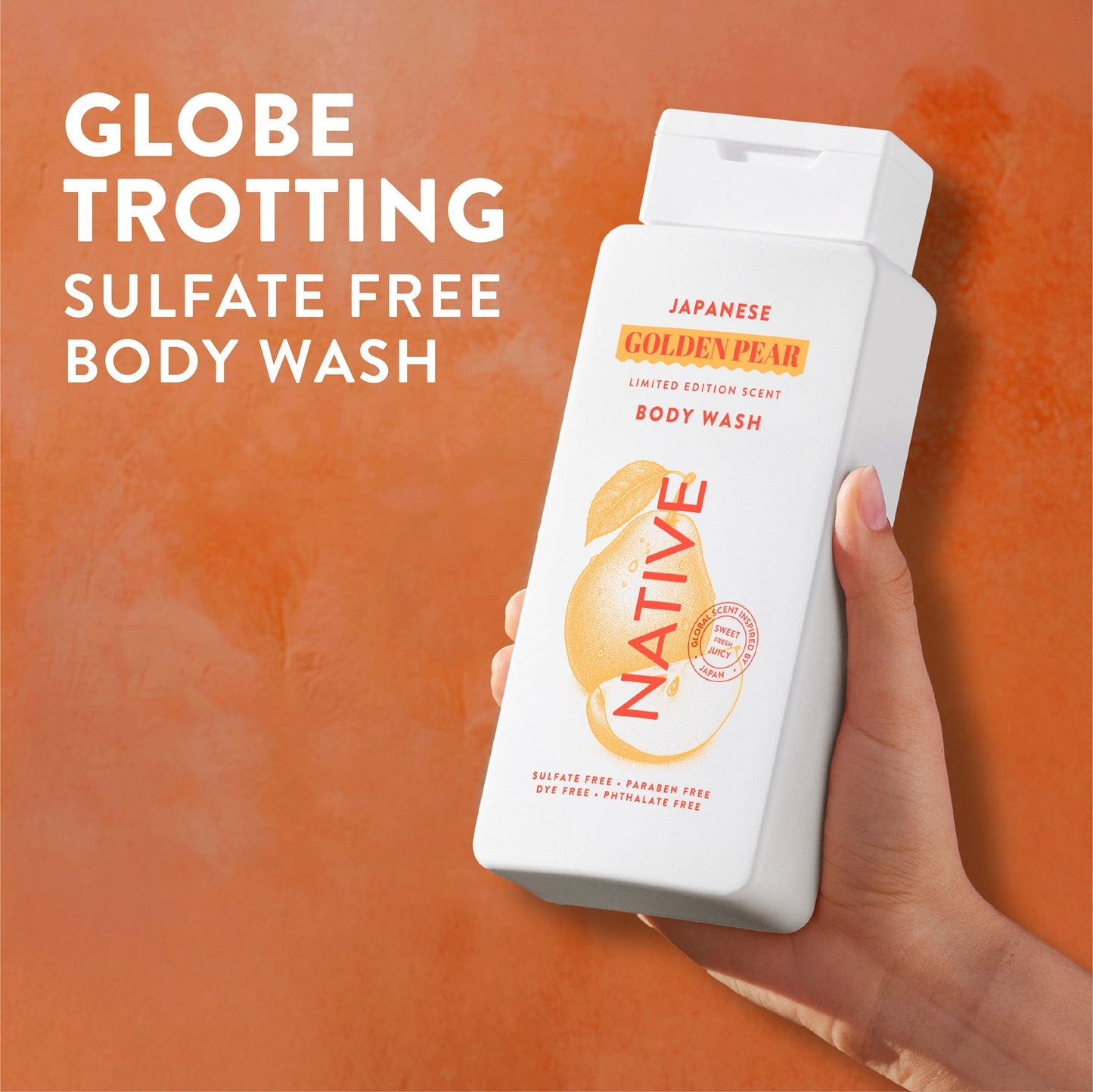Body Wash Japanese Golden Pear 18oz Limited Edition Personal Care