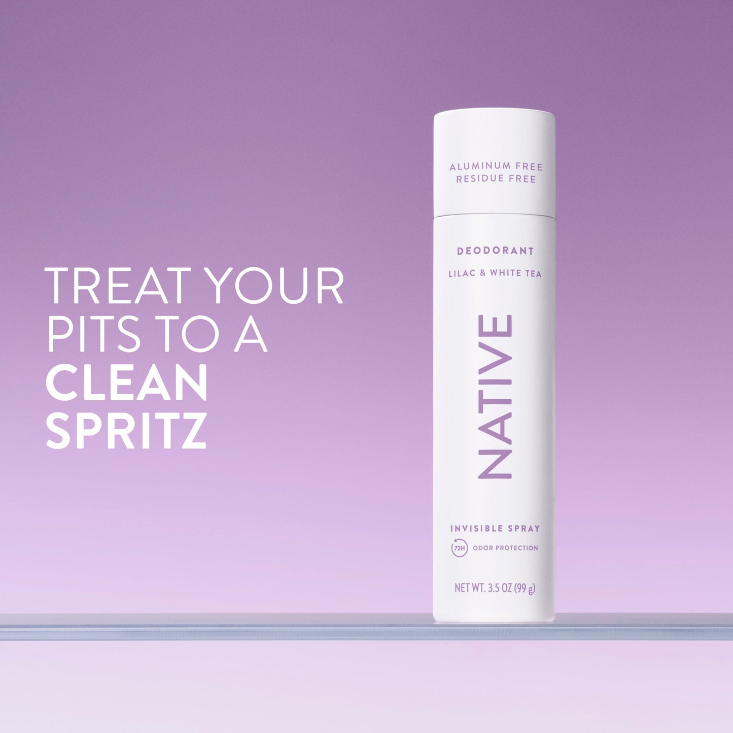 Deodorant Spray Lilac and White Tea 3.5oz Classic Personal Care