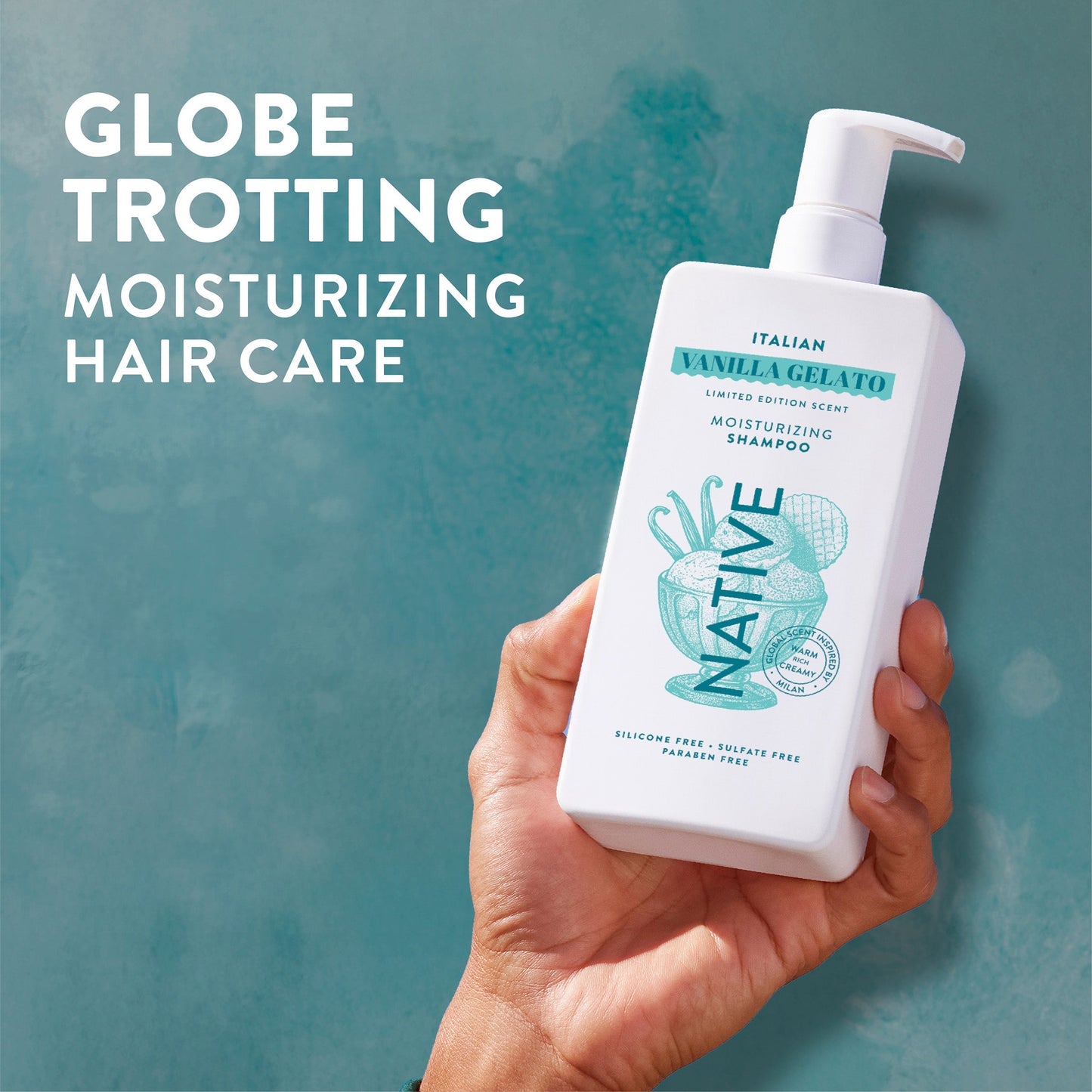 Moisturizing Shampoo Italian Vanilla Gelato 16.5oz Limited Edition Personal Care