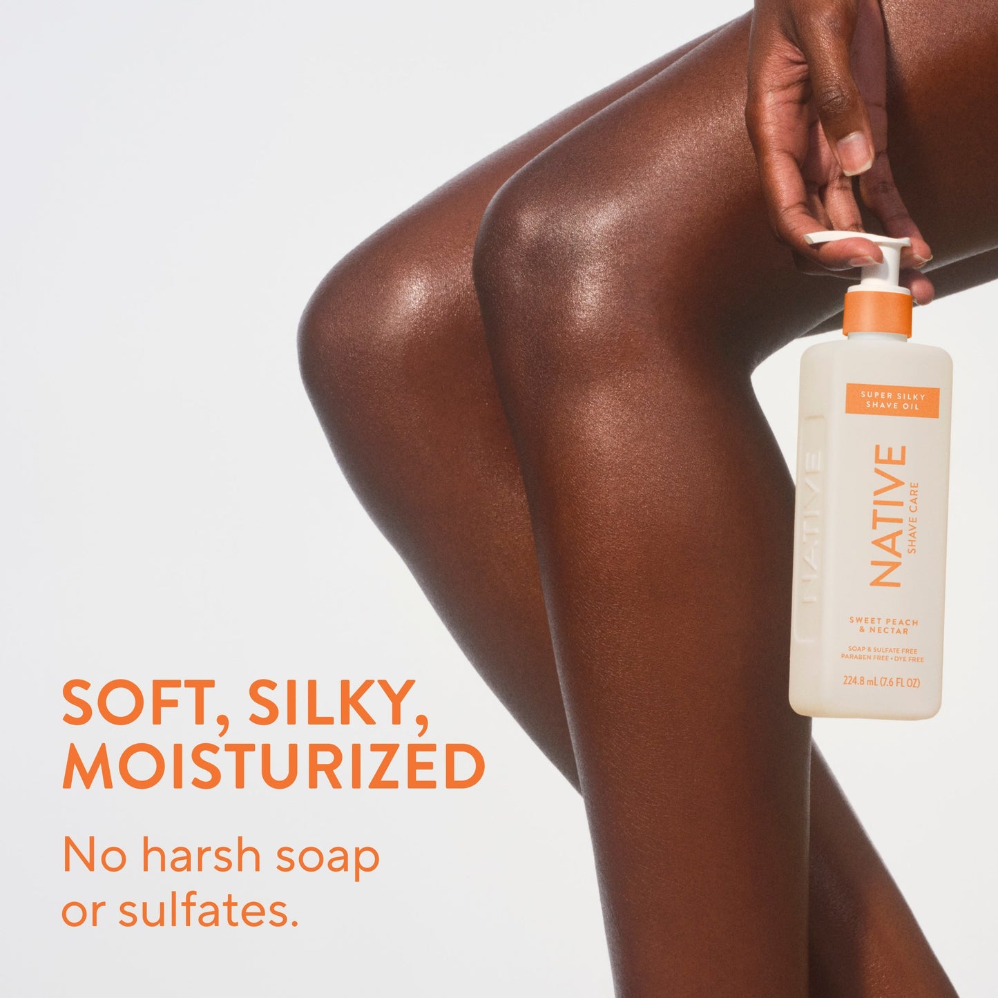 Silky Smooth Shave Oil Sweet Peach and Nectar 7.6oz Classic Personal Care