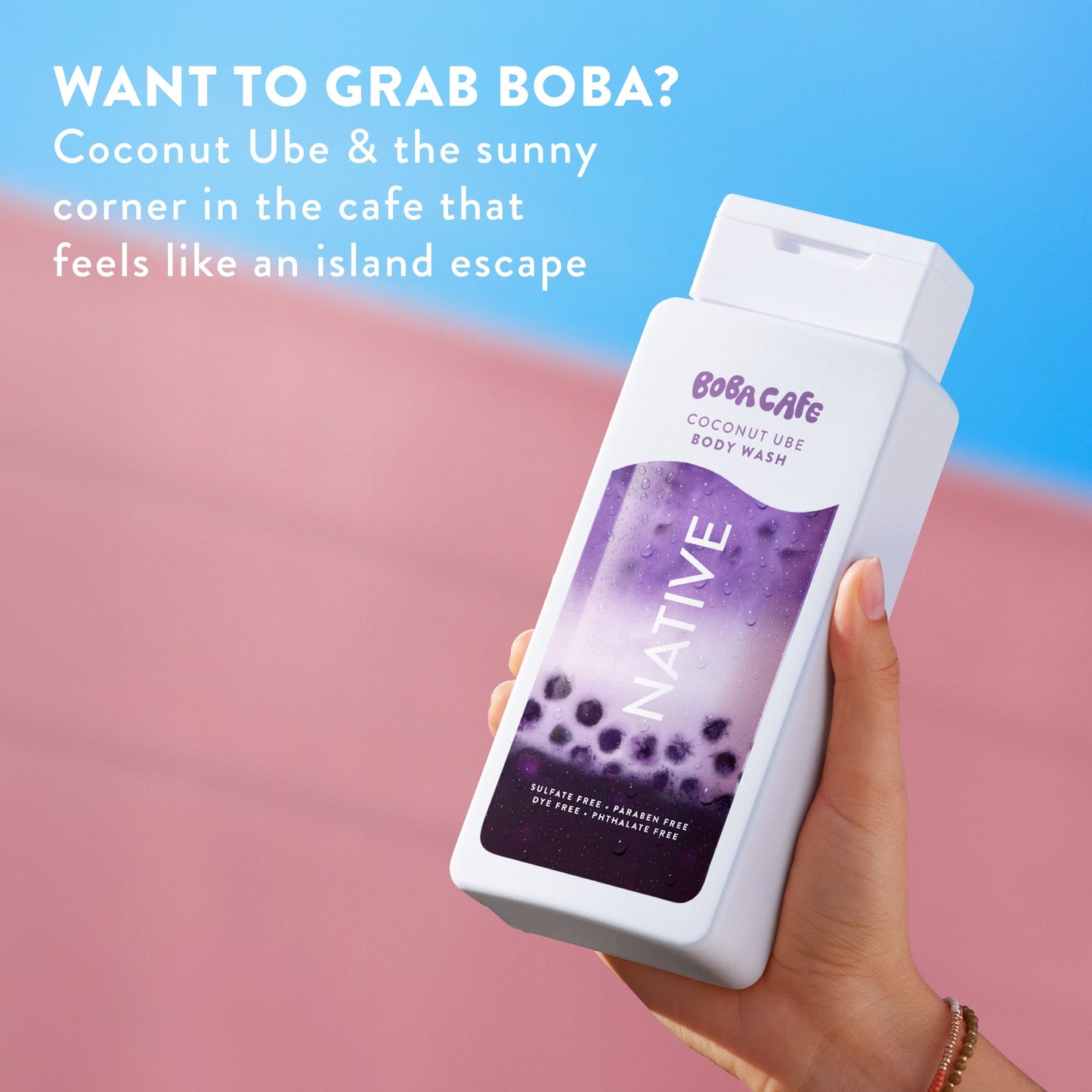 Body Wash Coconut Ube 18oz Limited Edition Personal Care