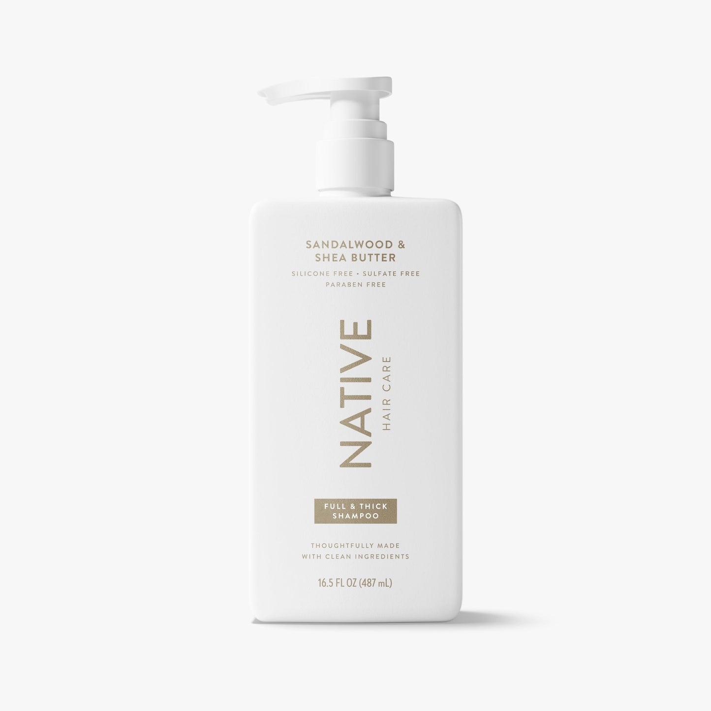Full and Thick Shampoo Sandalwood and Shea Butter 16.5oz Classic Personal Care