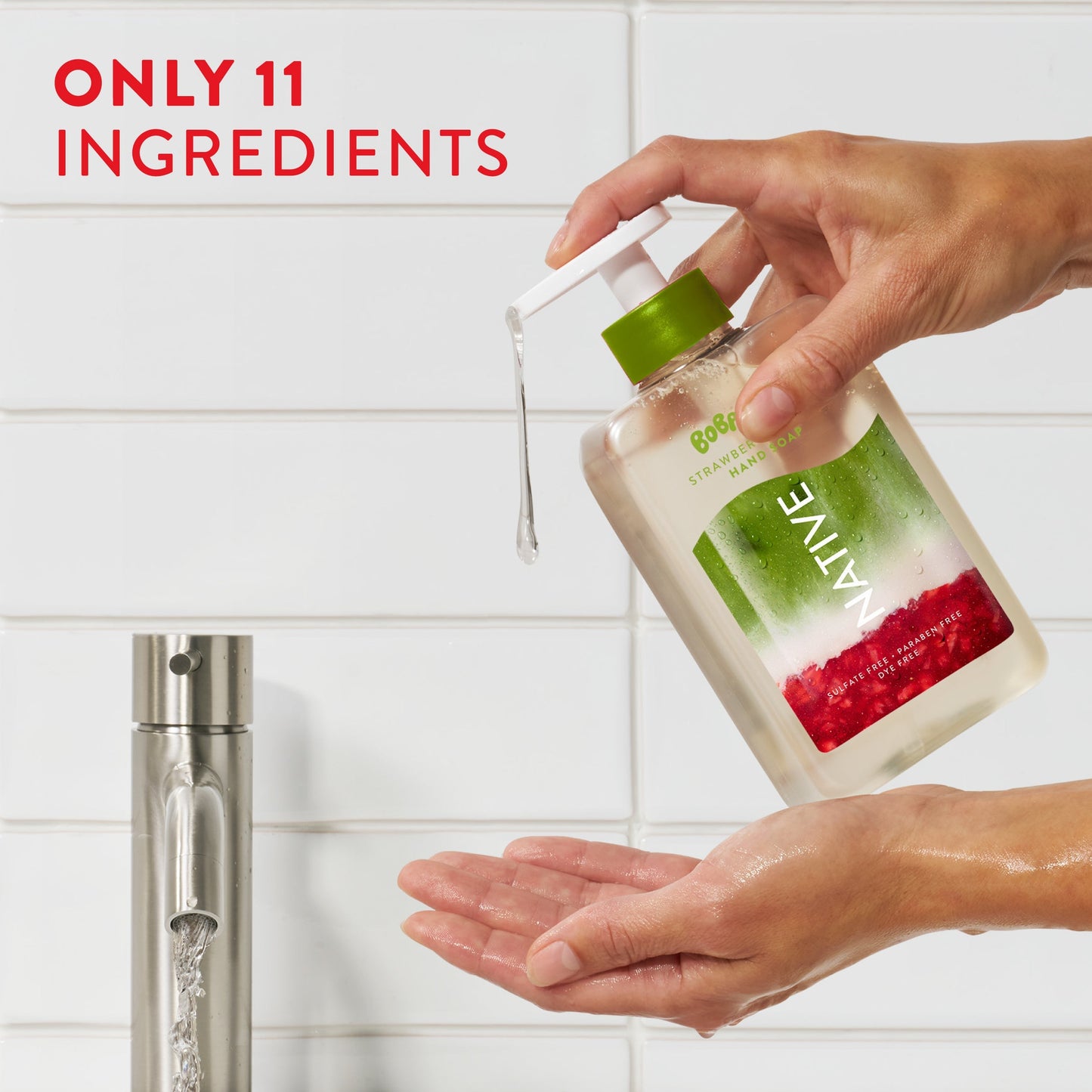 Hand Soap Strawberry Matcha 13oz Limited Edition Personal Care
