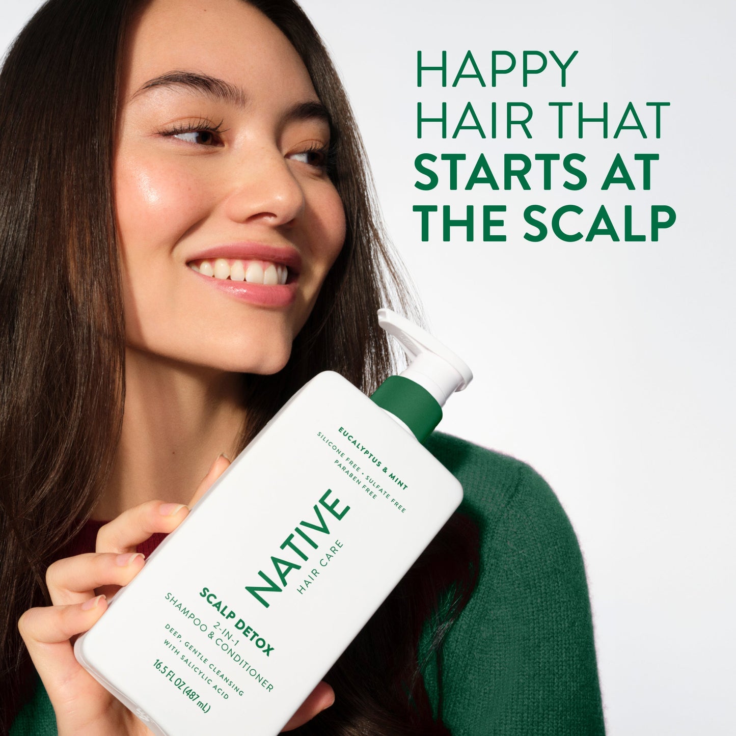 Scalp Clarifying 2 in 1 Shampoo and Conditioner Eucalyptus and Mint 16.5oz Classic Personal Care