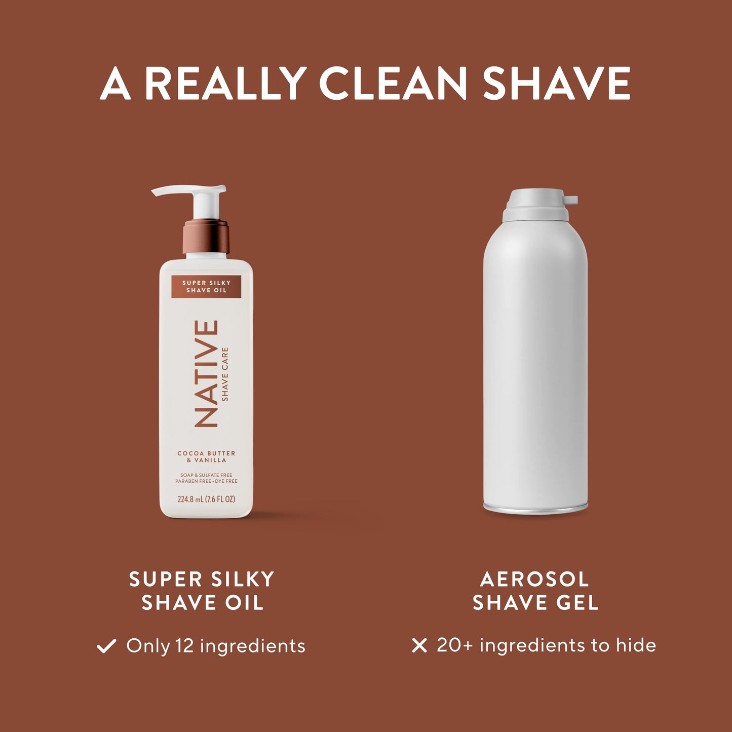 Silky Smooth Shave Oil Cocoa Butter and Vanilla 7.6oz Classic Personal Care
