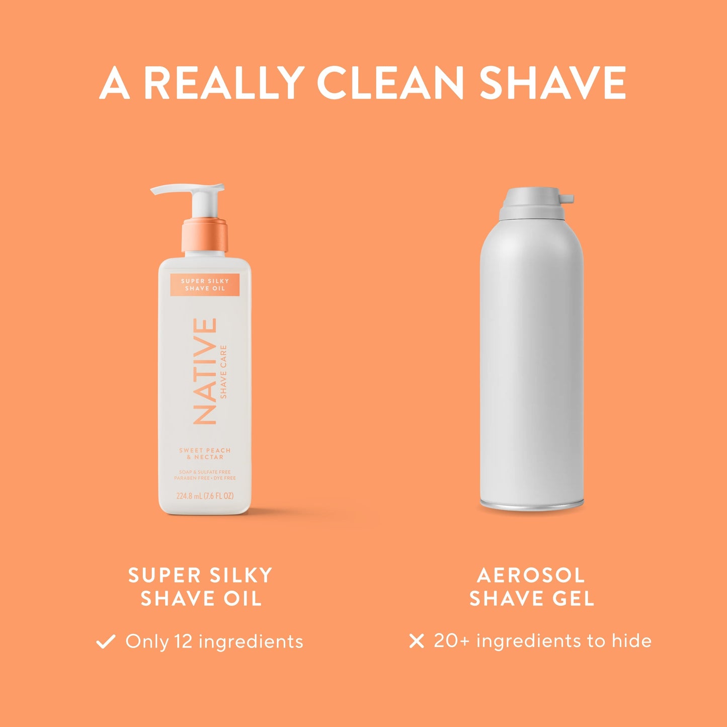 Silky Smooth Shave Oil Sweet Peach and Nectar 7.6oz Classic Personal Care