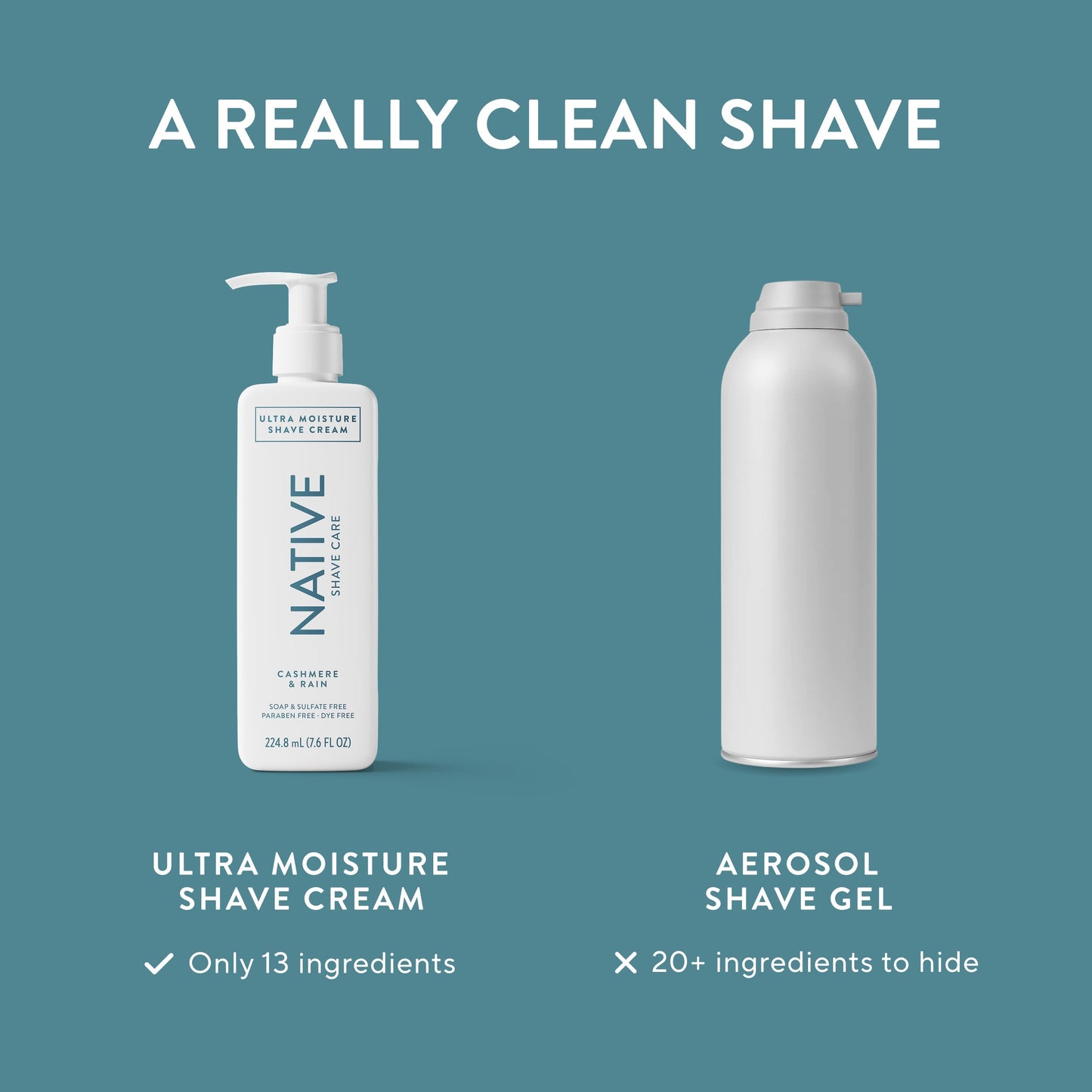Ultra Moisture Shave Cream Cashmere and Rain 7.6oz Classic Personal Care