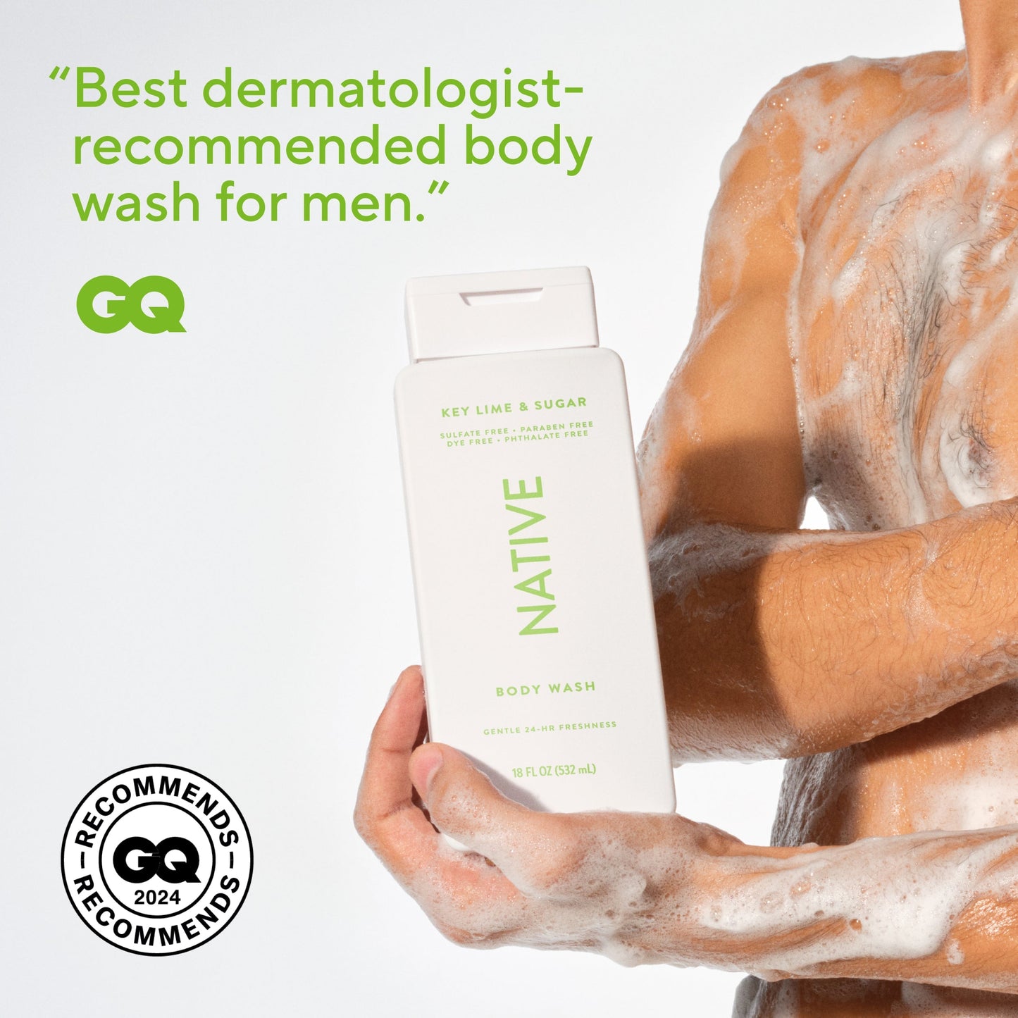 Body Wash Key Lime and Sugar 18oz Classic Personal Care