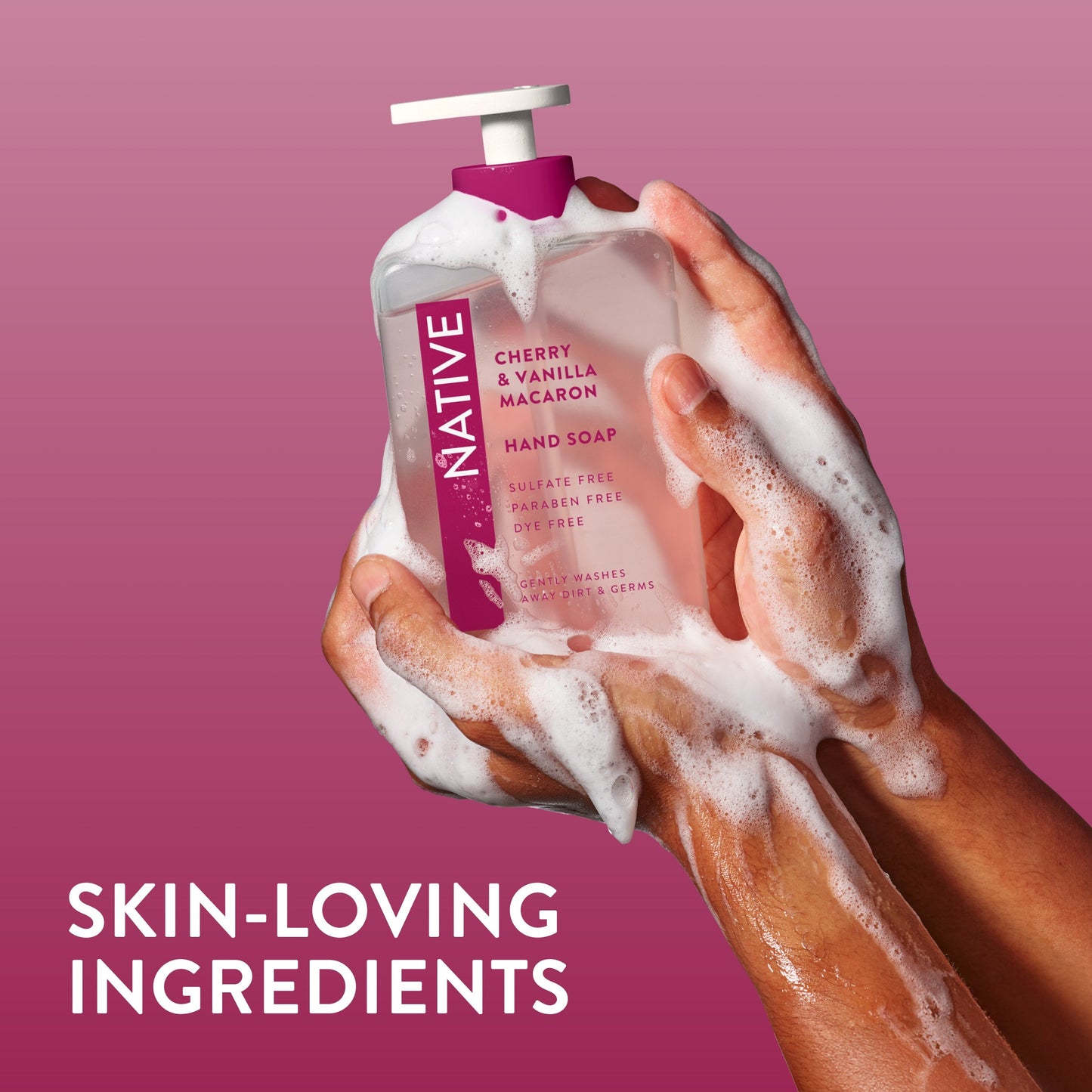 Hand Soap Cherry and Vanilla Macaron 13oz Classic Personal Care
