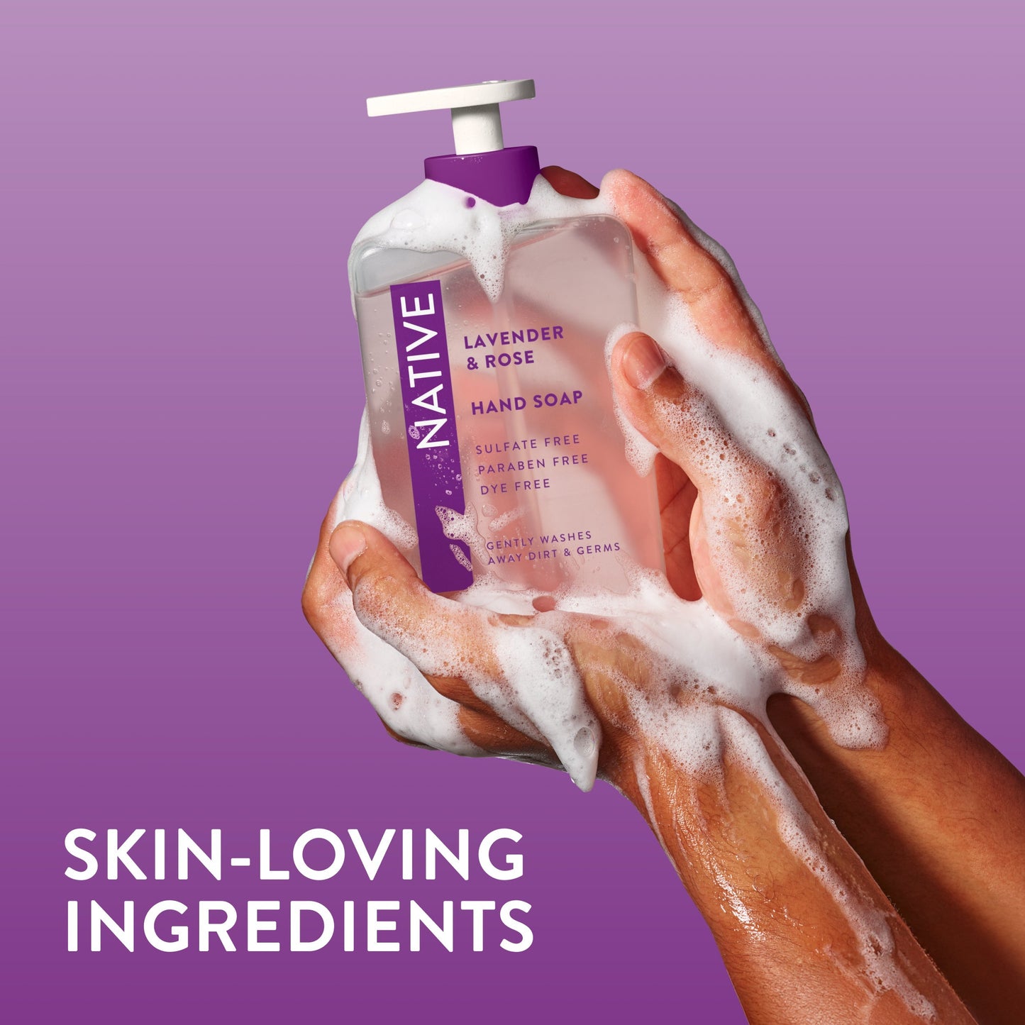 Hand Soap Lavender and Rose 13oz Classic Personal Care