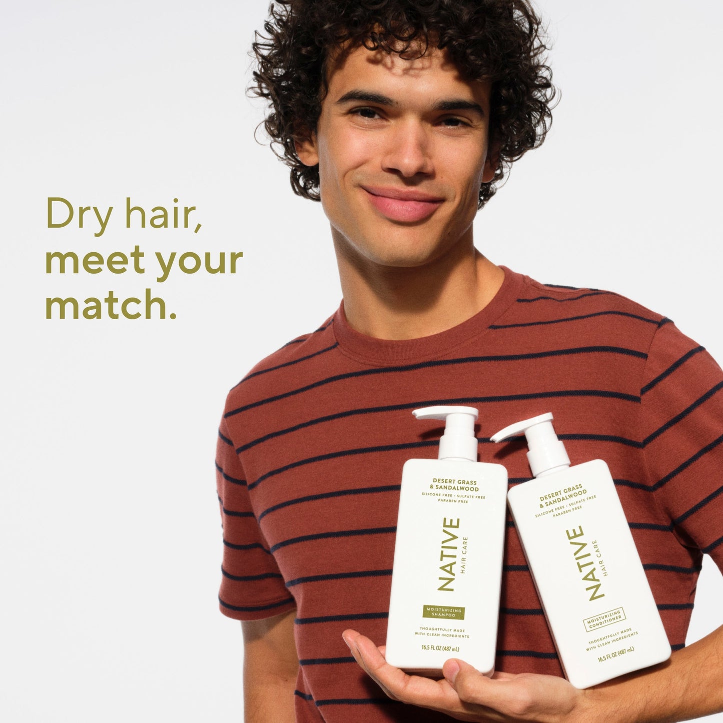 Moisturizing Shampoo Desert Grass and Sandalwood 16.5oz Classic Personal Care