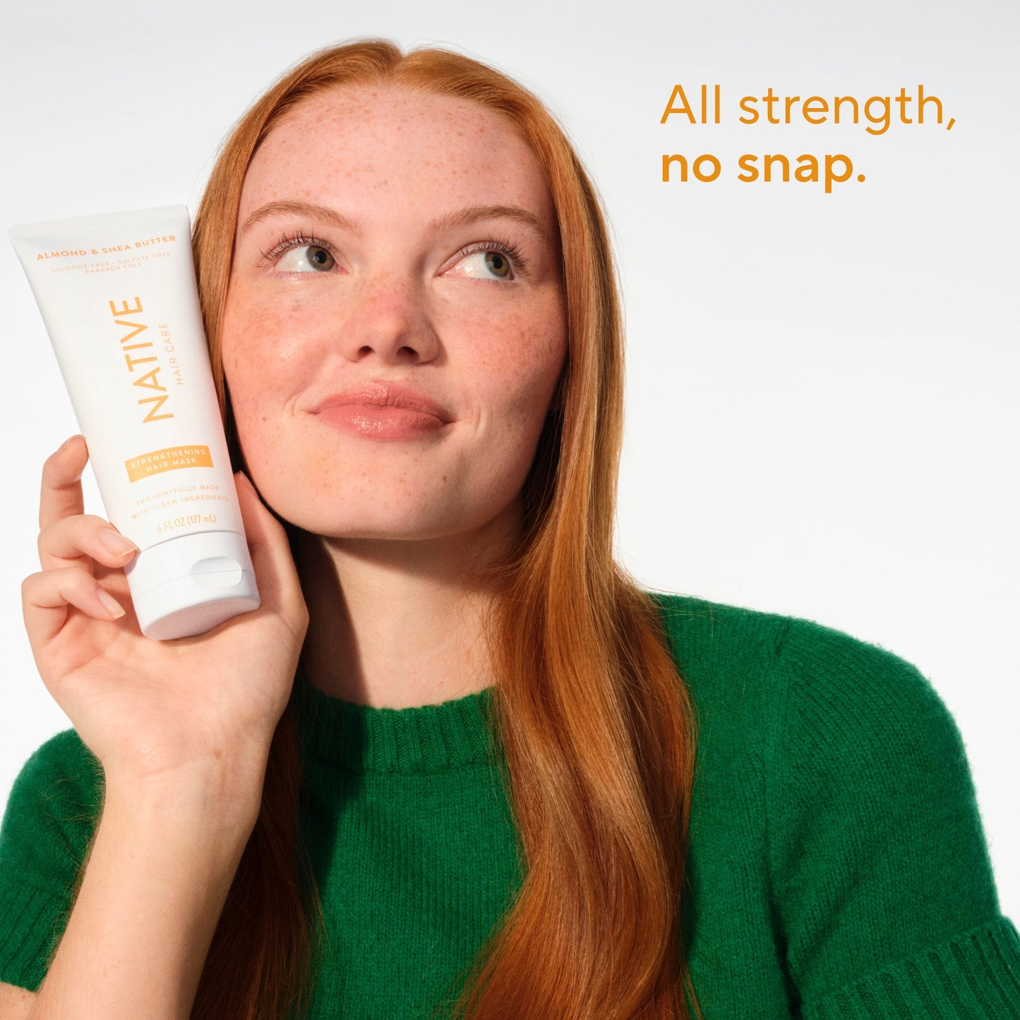 Strengthening Hair Mask Almond and Shea Butter 6oz Classic Personal Care