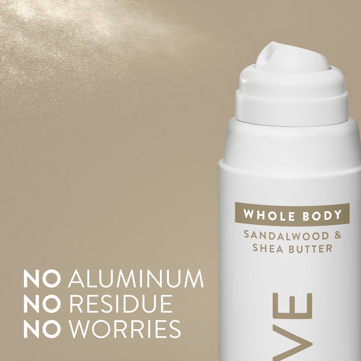 Whole Body Deodorant Spray Sandalwood and Shea Butter 3.5oz Classic Personal Care