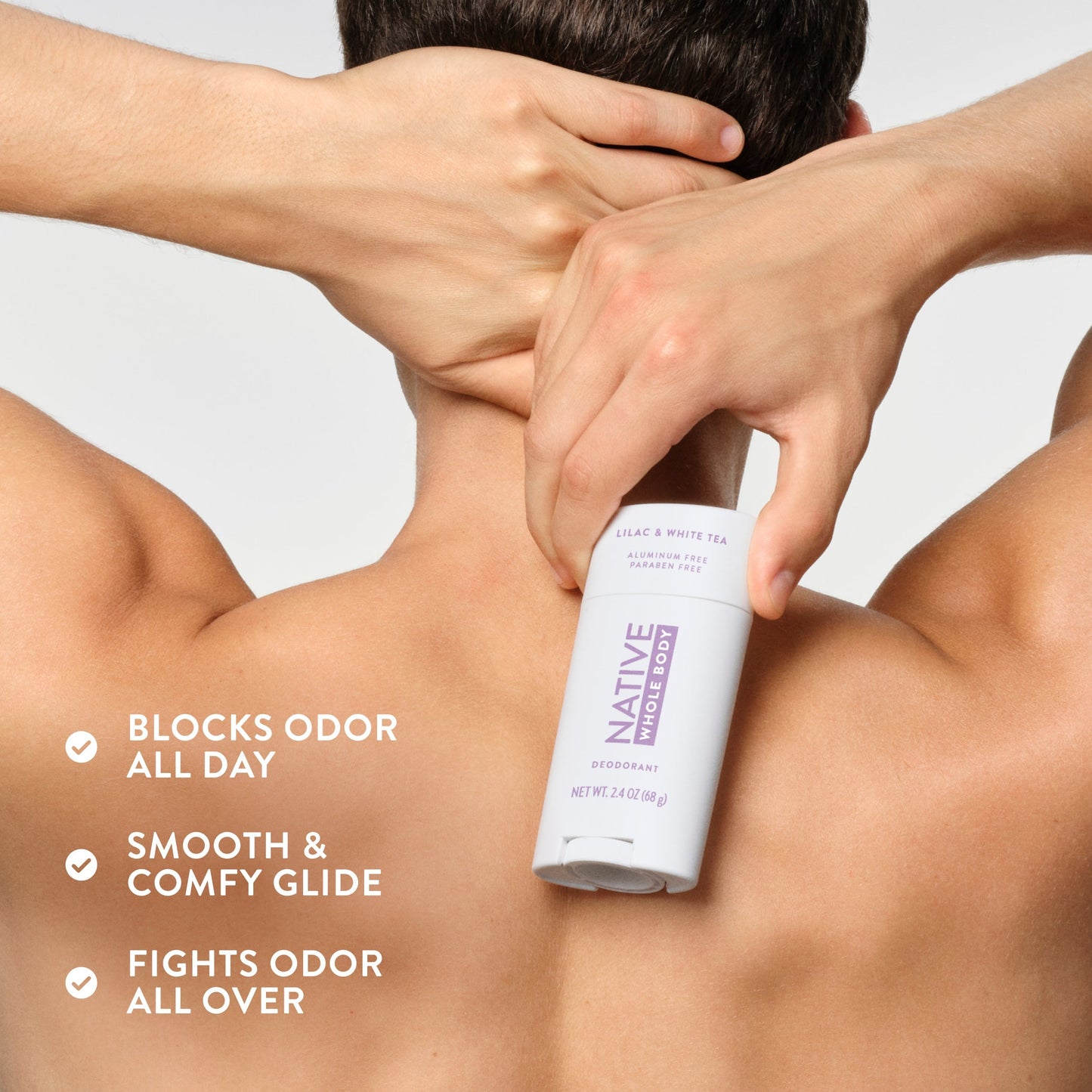 Whole Body Deodorant Stick Lilac and White Tea 2.4oz Classic Personal Care