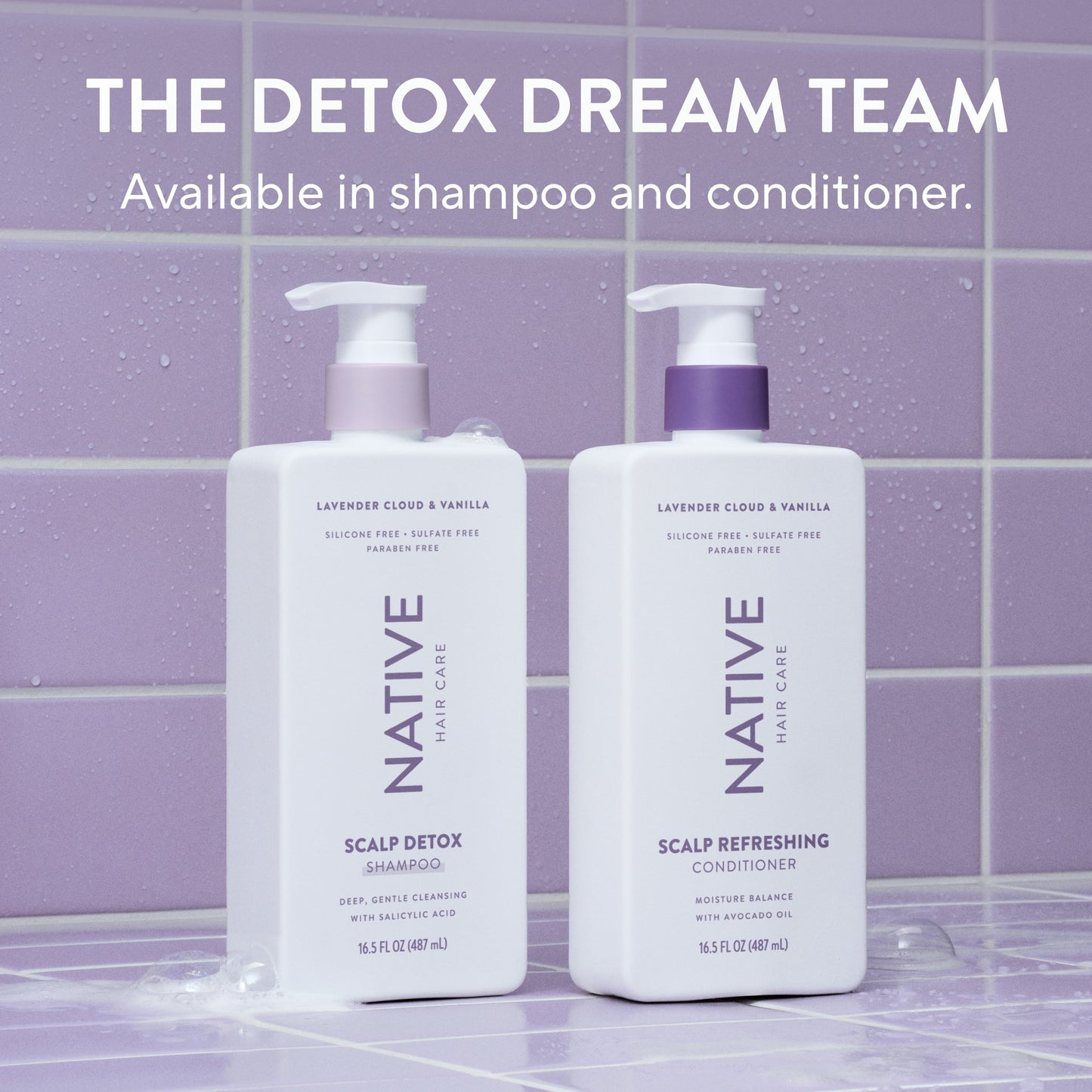 Scalp Clarifying Shampoo Lavender Cloud and Vanilla 16.5oz Classic Personal Care