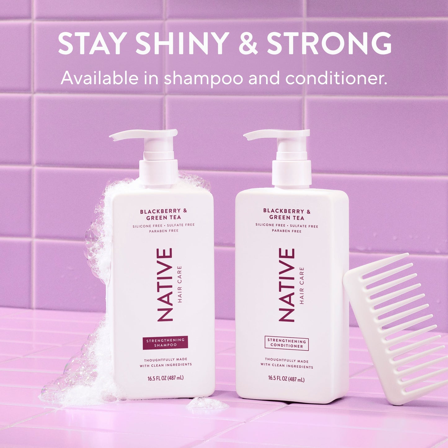 Strengthening Conditioner Blackberry and Green Tea 16.5oz Classic Personal Care