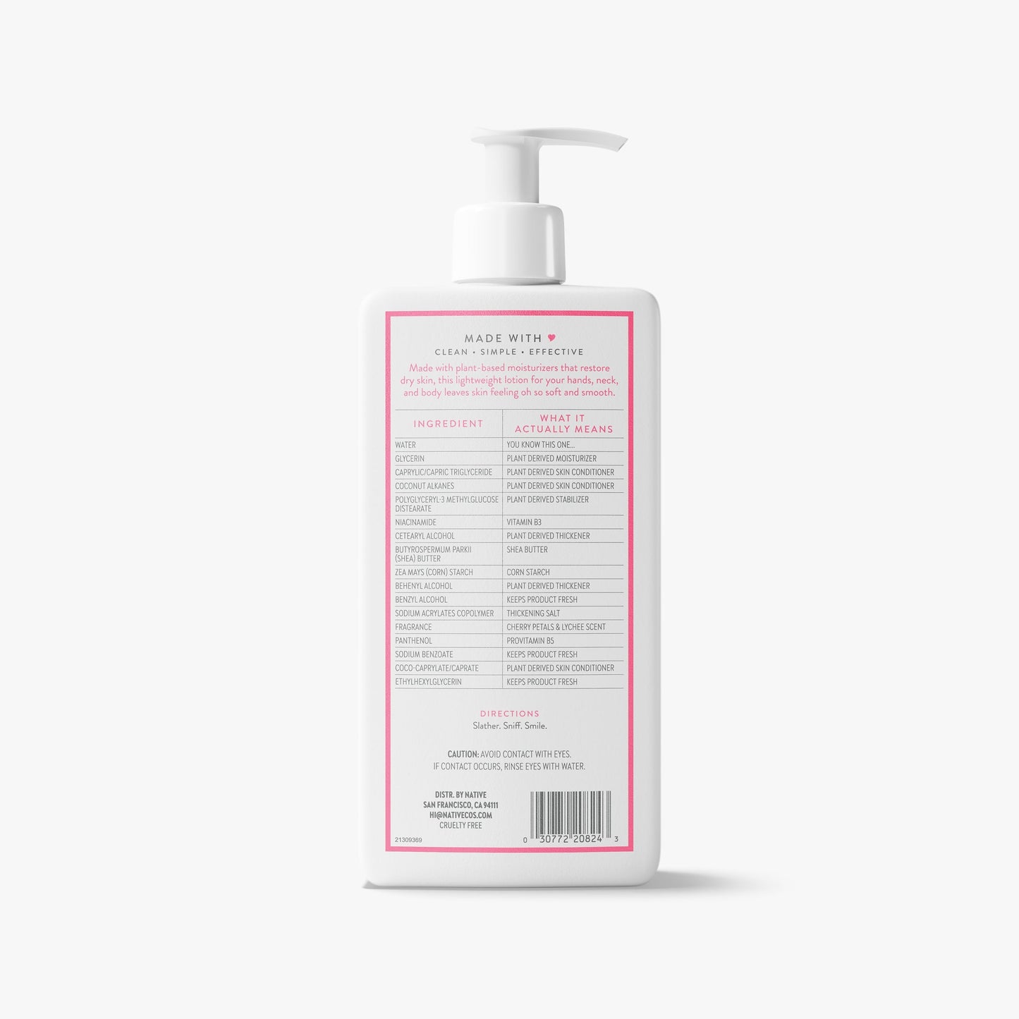 Body Lotion Cherry Petals and Lychee 16.5oz Classic Personal Care
