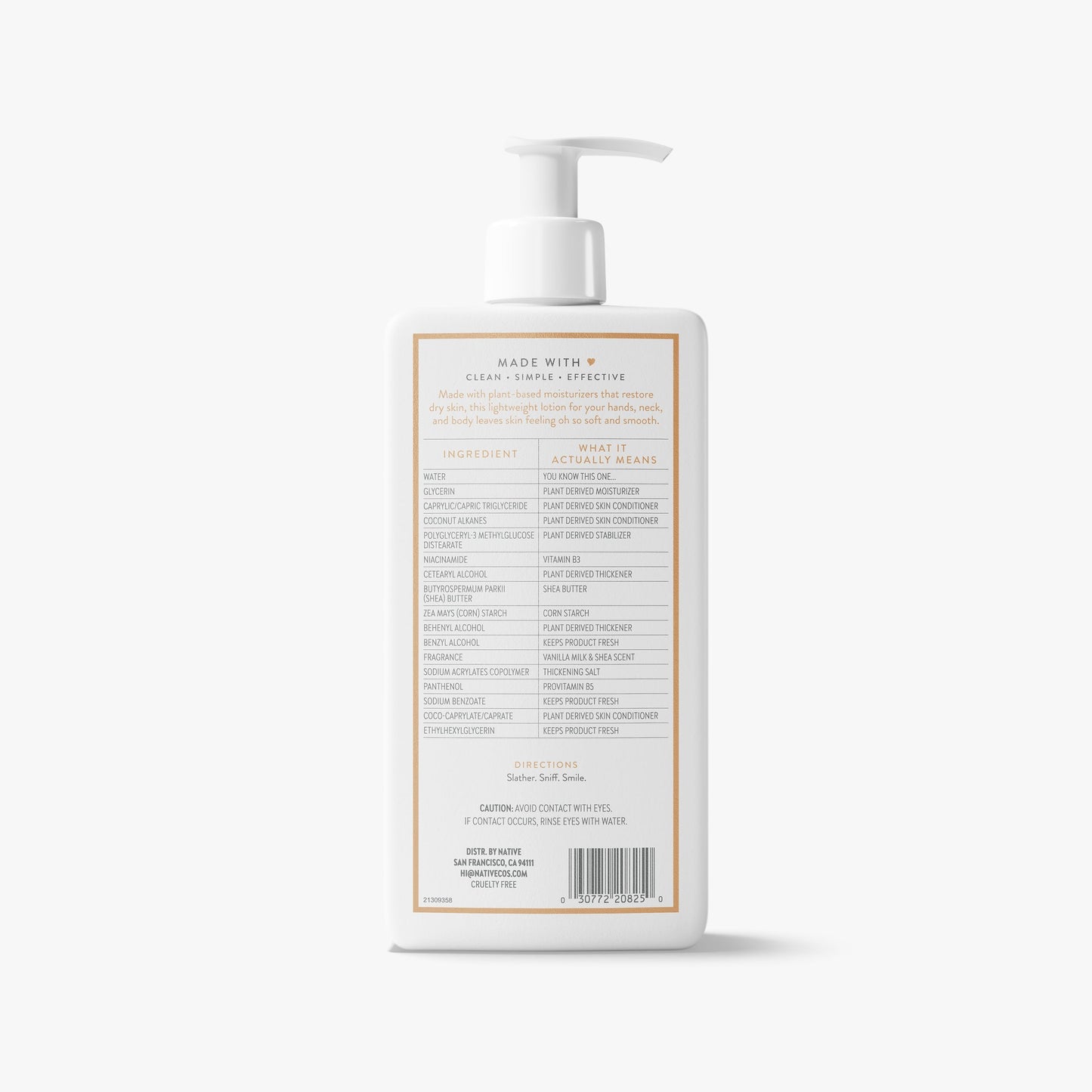 Body Lotion Vanilla Milk and Shea 16.5oz Classic Personal Care