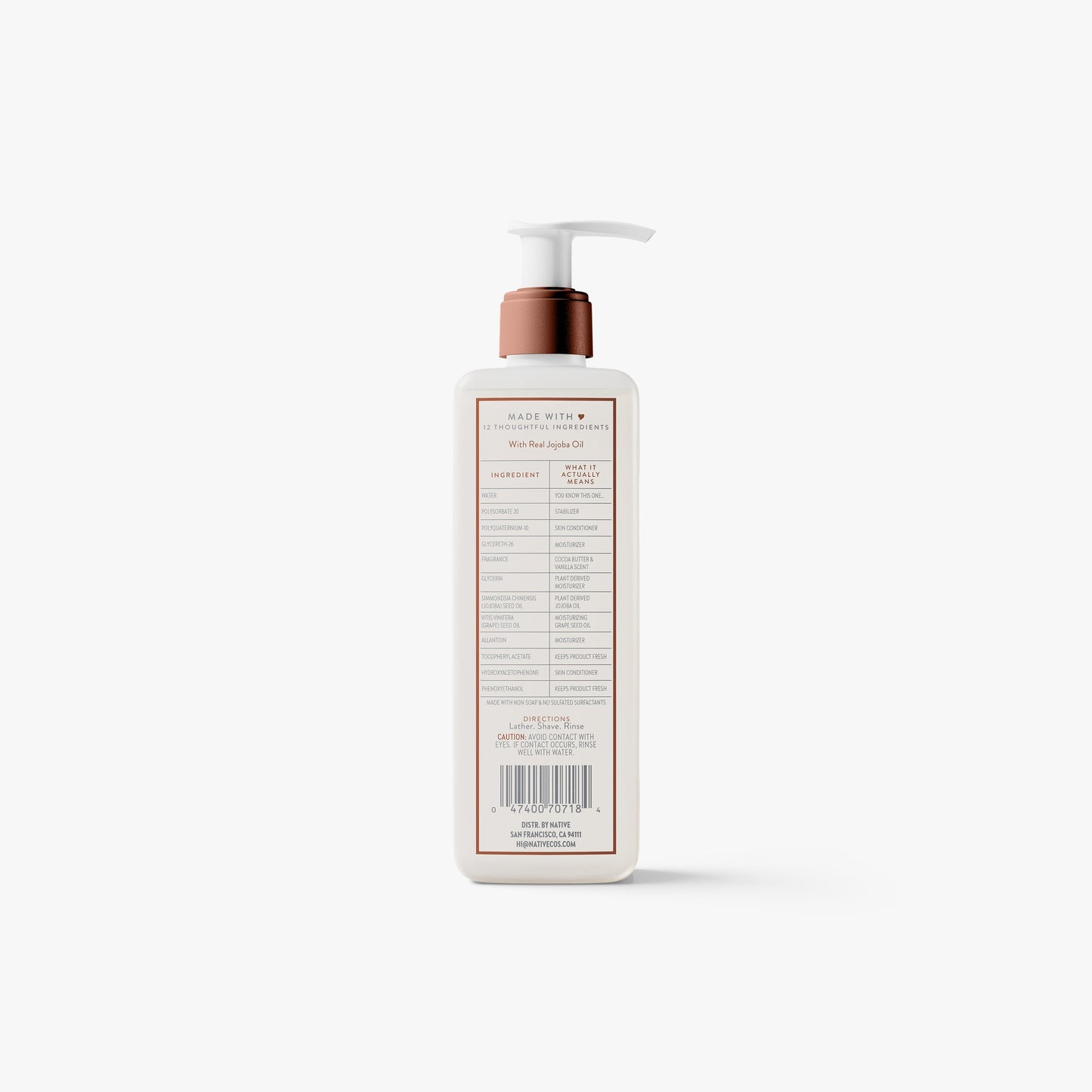 Silky Smooth Shave Oil Cocoa Butter and Vanilla 7.6oz Classic Personal Care