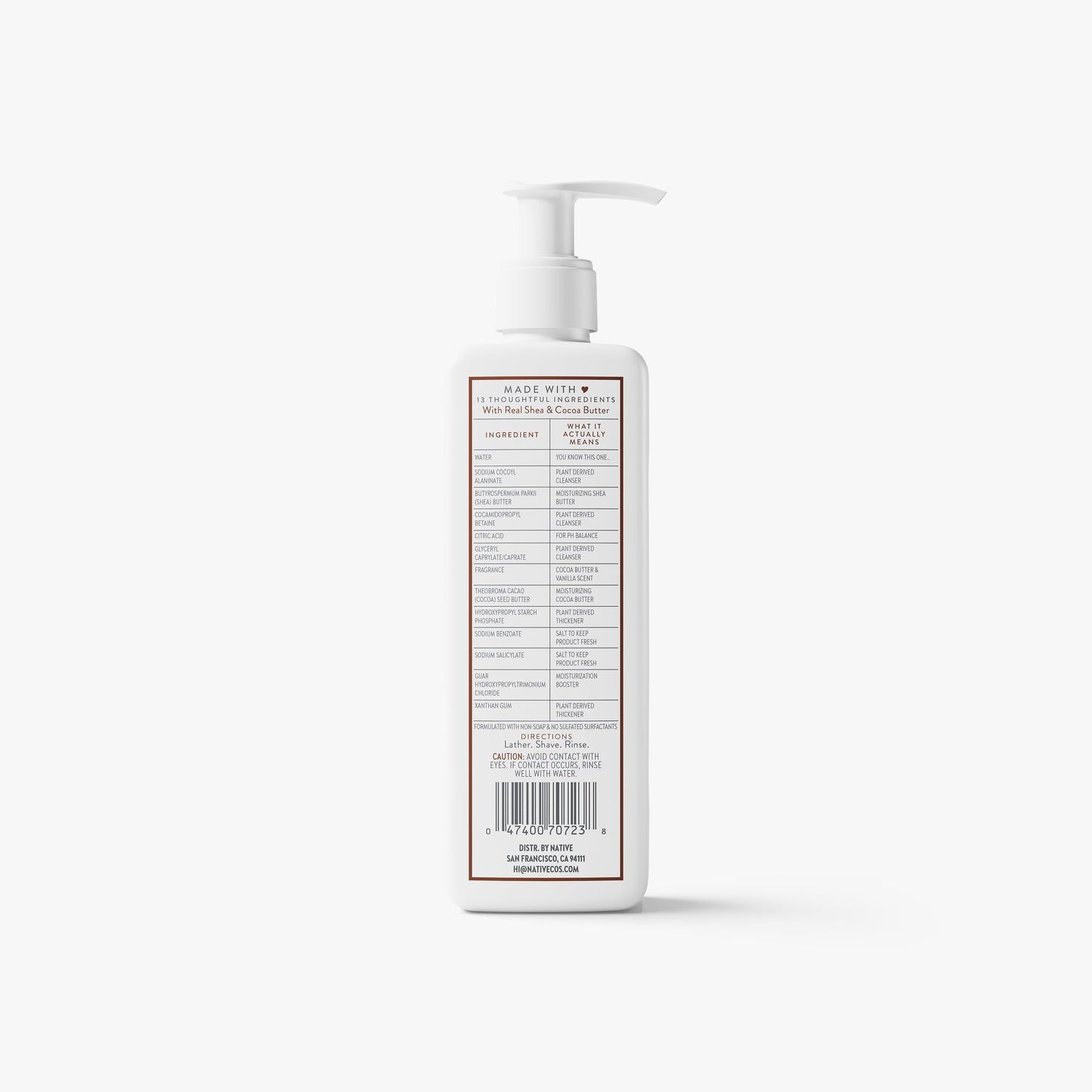 Ultra Moisture Shave Cream Cocoa Butter and Vanilla 7.6oz Classic Personal Care