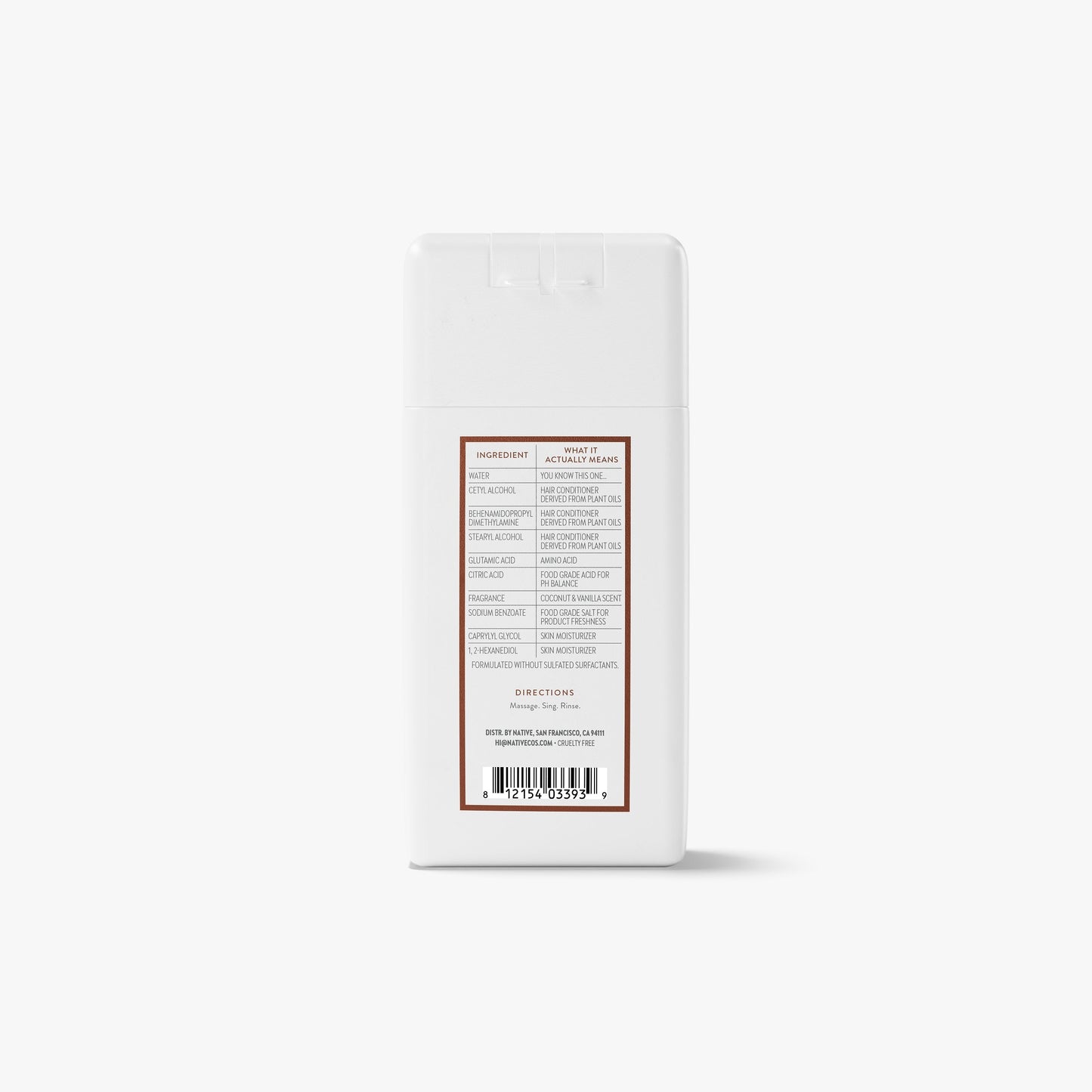 Mini Moisturizing Conditioner Coconut and Vanilla 3oz Classic Personal Care
