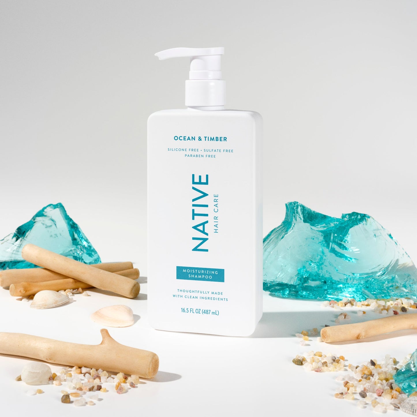 Moisturizing Shampoo Ocean and Timber 16.5oz Classic Personal Care