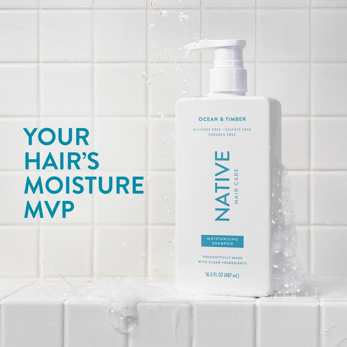 Moisturizing Shampoo Ocean and Timber 16.5oz Classic Personal Care