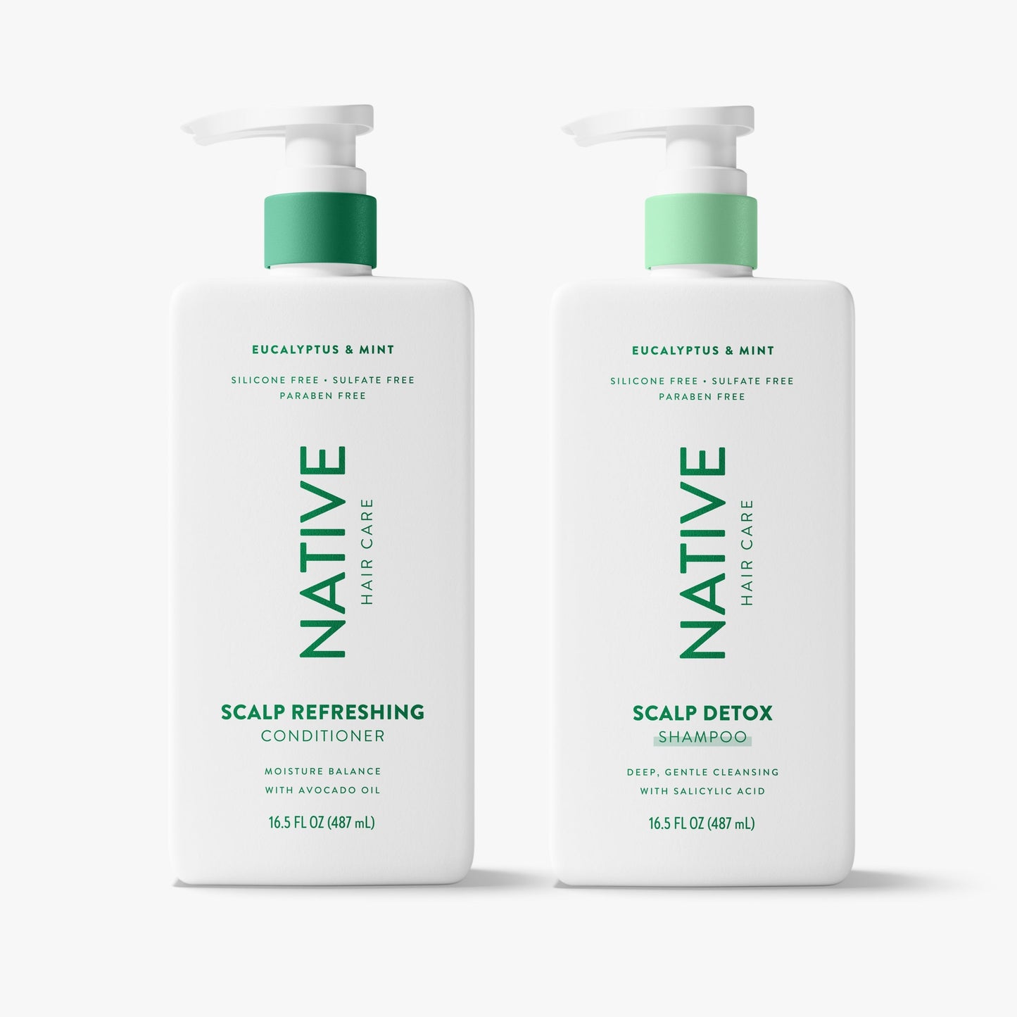 Scalp Clarifying 2 in 1 Shampoo and Conditioner Eucalyptus and Mint 16.5oz Classic Personal Care